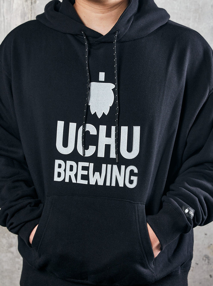 
            
                Load image into Gallery viewer, UCHU BREWING Reflector Logo Hoodie
            
        