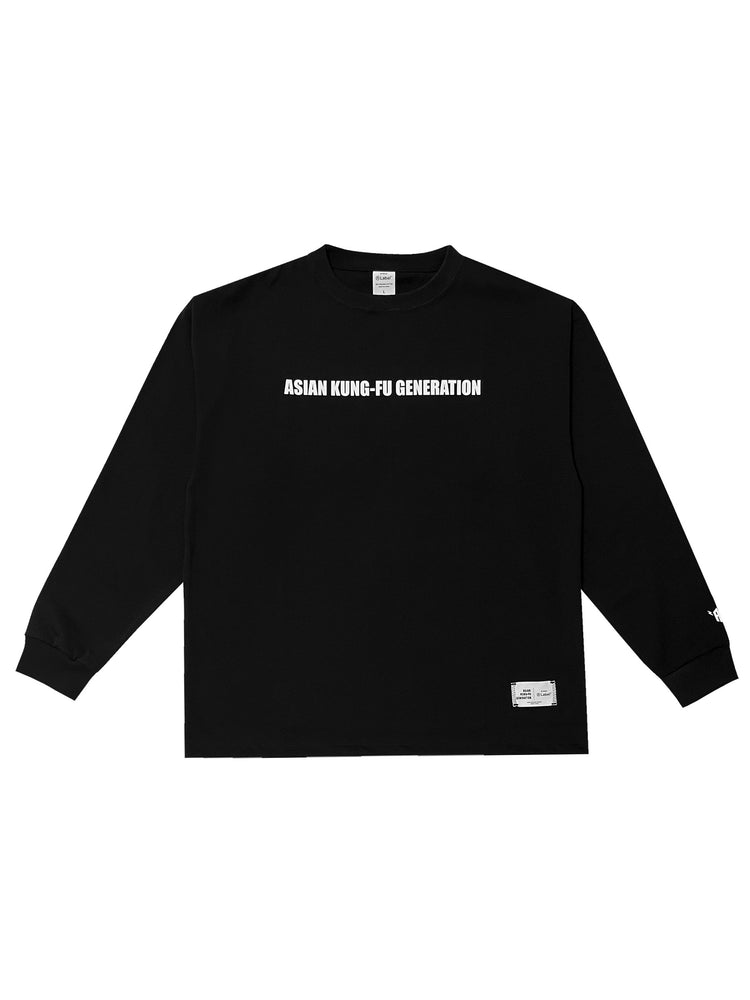 ASIAN KUNG-FU GENERATION x ®Label Organic Flock Print Logo L/S T-Shirt for BYWEAR