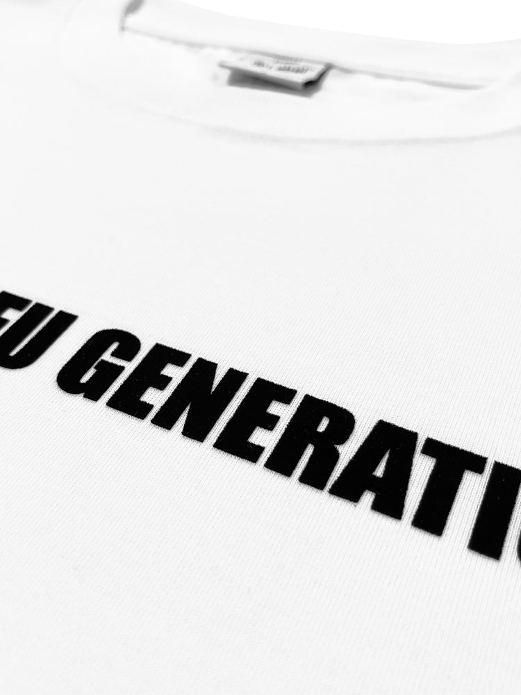 ASIAN KUNG-FU GENERATION x ®Label Organic Flock Print Logo T-Shirt for BYWEAR