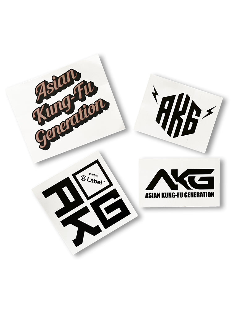 ASIAN KUNG-FU GENERATION x ®Label Organic Flock Print Logo T-Shirt for BYWEAR