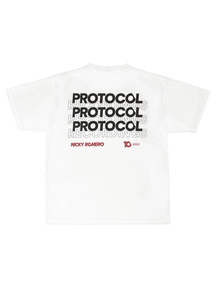 
            
                Load image into Gallery viewer, Protocol (NICKY ROMERO) x ®Label Collaboration Organic T-Shirt #1
            
        